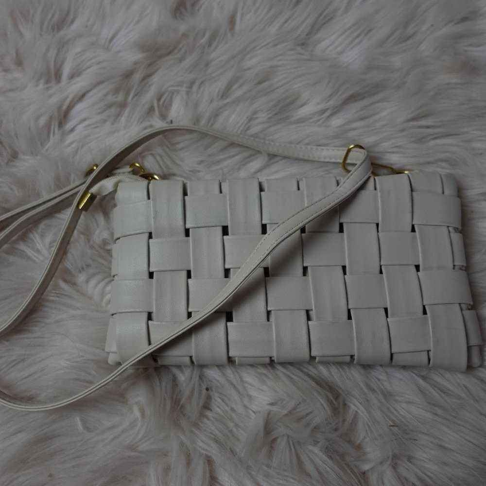 Cream Braided Tote Bag